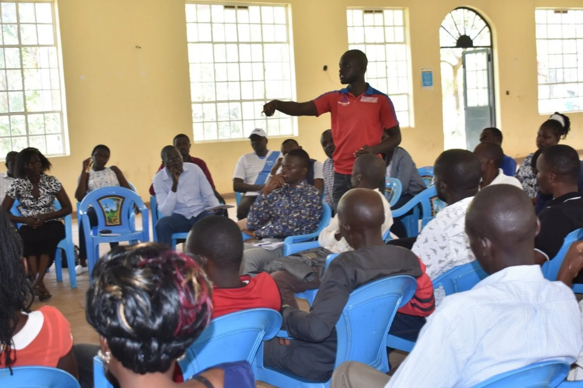 Community members at a Kuimarisha Kaunti civic engagement forum